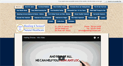 Desktop Screenshot of healingchoices.com