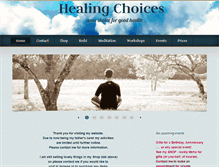 Tablet Screenshot of healingchoices.co.uk